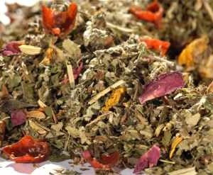 Infusión herbal Tardes de Invierno con flores y hojas, Otra Historia