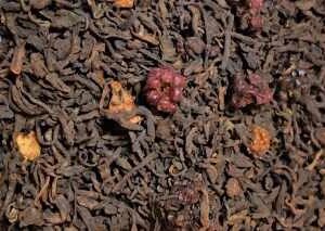 Té pu-erh Frutos del Bosque con moras y fresas a granel