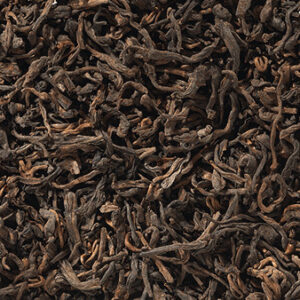 Té pu-erh puro ecológico de hoja marrón oscura