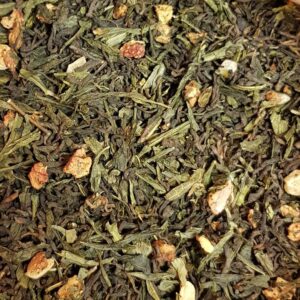 Mezcla de pu-erh y té verde Silueta con fresa y piña
