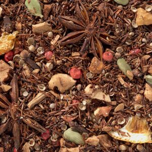 Rooibos navideño con especias y naranja a granel
