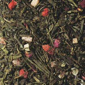 Té blanco y verde Beso de Ángel con fruta y rosa