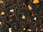 Té negro naranja de sangre a granel con cáscara de naranja