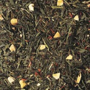 Té verde ginseng rojo a granel con lima y maracuyá