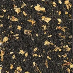 Té verde jazmín a granel con flores de jazmín