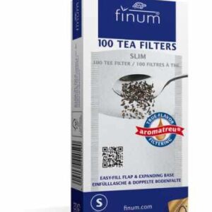 Paquete de 100 filtros de papel Finum talla XS