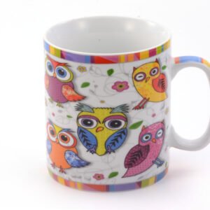 Mug jumbo de 750 ml con motivo de lechuza