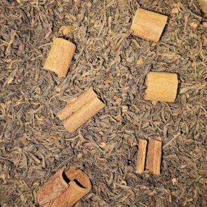 Pu-erh Canela a granel con trocitos de canela