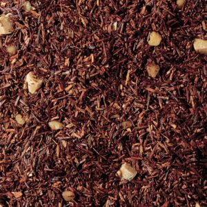 Rooibos Caramelo a granel con trozos de caramelo y avellana
