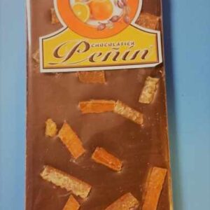 Tableta de chocolate con palitos de naranja de Peñín