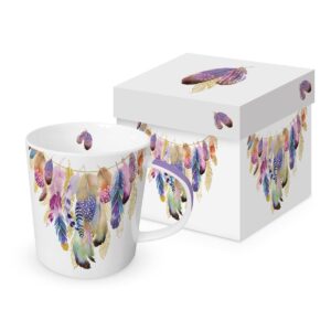 Mug Colliers des Plumes de porcelana de 400 ml con caja