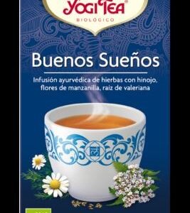 Caja de Yogi Tea Buenos Sueños infusión de hierbas