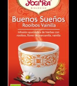 Caja de Yogi Tea Buenos Sueños Rooibos y Vainilla