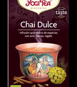 Caja de Yogi Tea Chai Dulce sin teína
