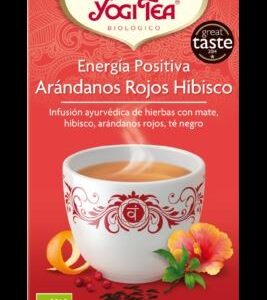 Bolsitas Yogi Tea Energía Positiva con arándanos e hibisco