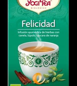 Bolsitas Yogi Tea Felicidad con canela, naranja y lavanda