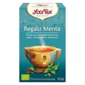 Bolsitas Yogi Tea Regaliz y Menta con canela y jengibre